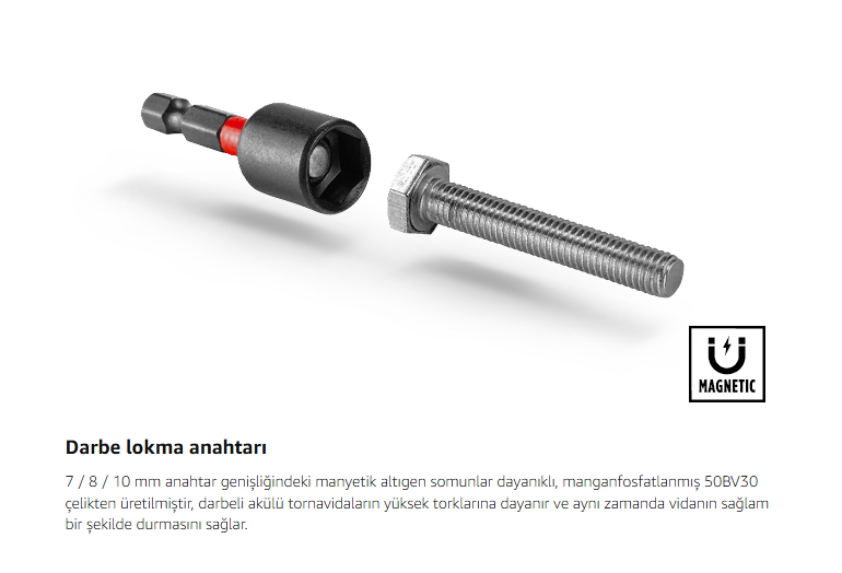 Einhell M-Case Bits Ve Lokma Uç Set 35 Parça 109230Lokma Grubu