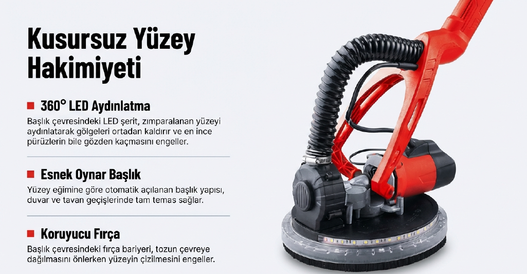 Attlas Ats750P Duvar Zımpara Makinası A0105037Duvar Zımparaları