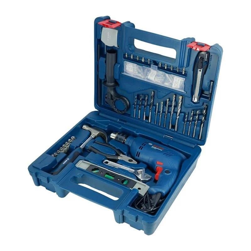 Bosch GSB 600 Darbeli Matkap Set 600W + 100 Parça Aksesuar SetiElektrikli Darbeli Matkaplar