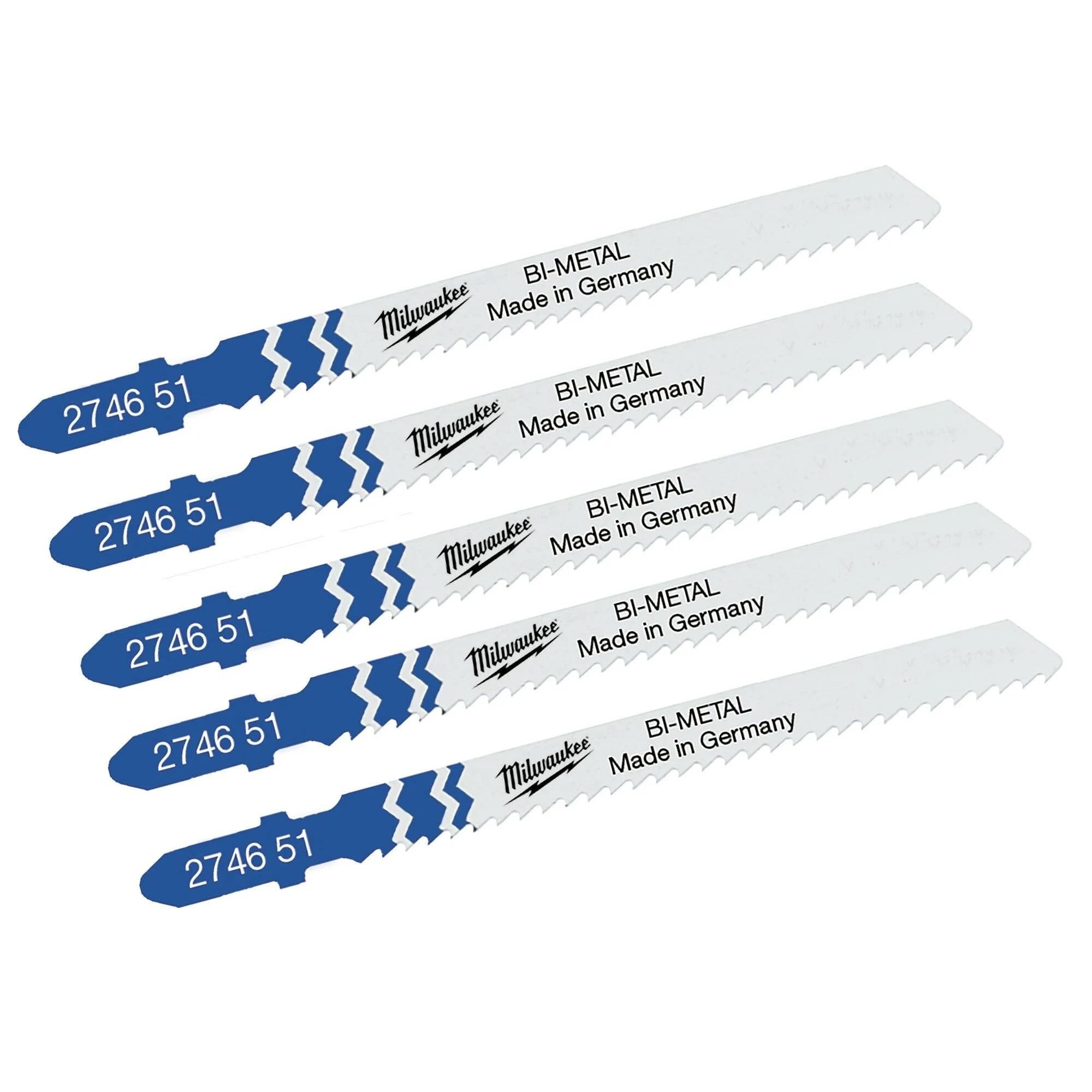 Milwaukee T101A Dekupaj Bıçağı 75 MM 5'li (Metal) 4932274651Dekupaj Testere Aksesuarları ve Bıçakları