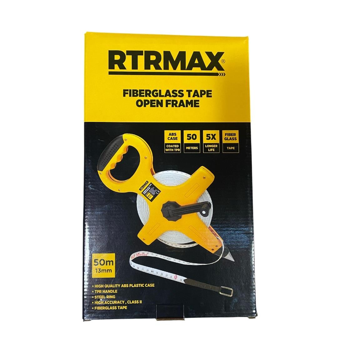 Rtrmax RH12250 Arazi Tipi Saplı Metre 13MM 50 MTArazi Tipi Metreler