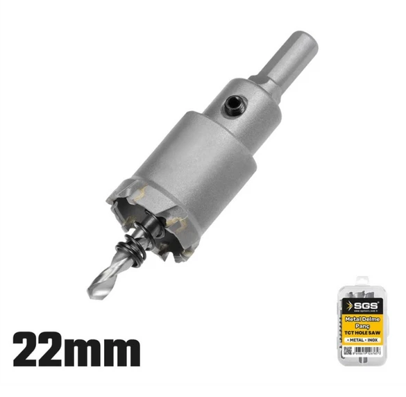 Sgs Tct Metal Panç Delme 22 mm SGS2663Pançlar
