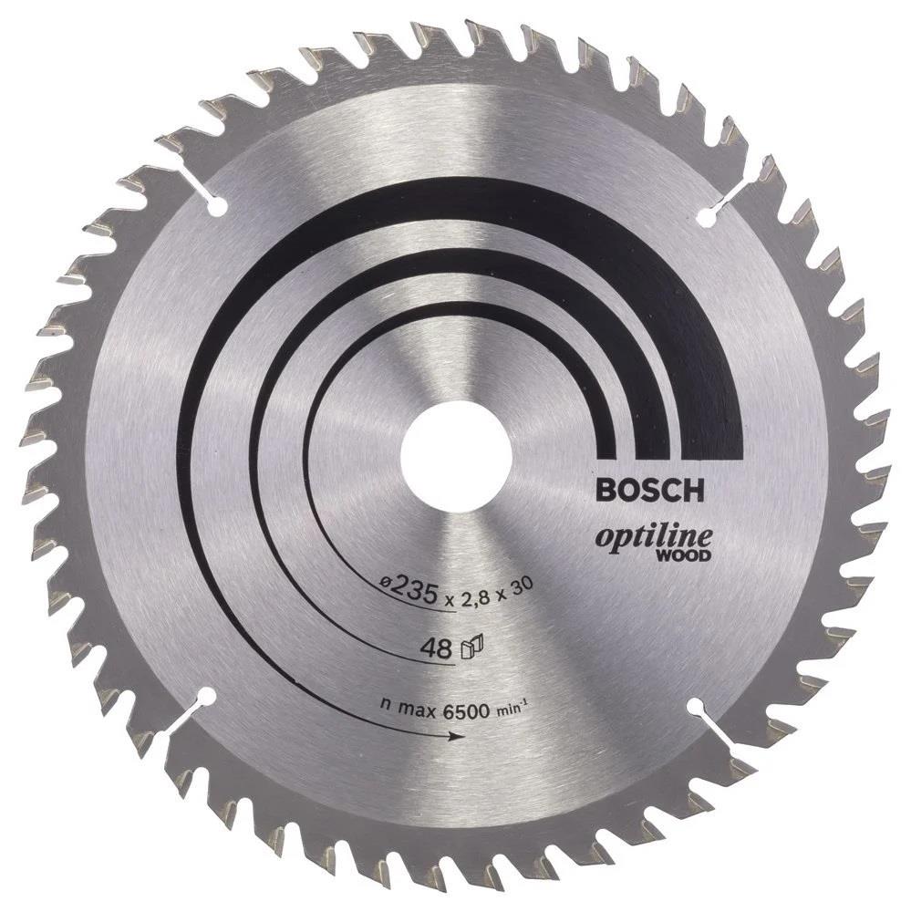 Bosch Daire Testere Bıçağı Optiline Wood 235*30/25 48 Diş 65180167Daire Testere Bıçakları