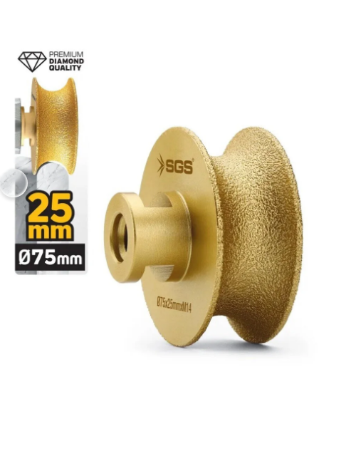Sgs Taşlama Disk Mermer-Granit M14 75mm*25mm SGS2790Gravür ve Taşlama Setleri