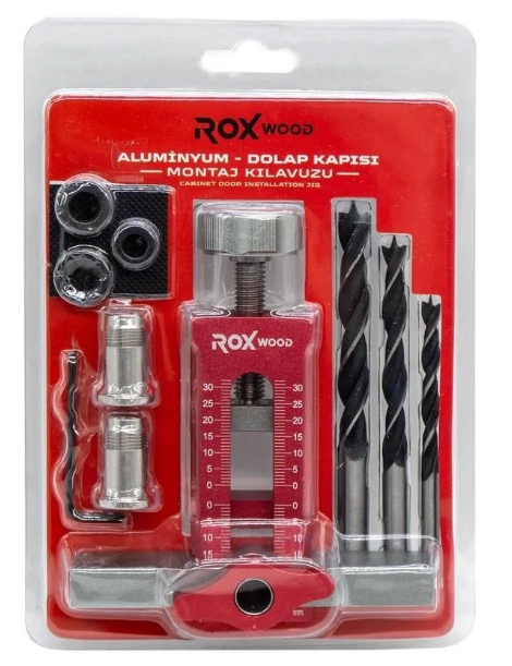 Rox Wood Alüminyum Dolap Kapısı Montaj Kılavuzu 153ROX0308Hobi Ürünleri