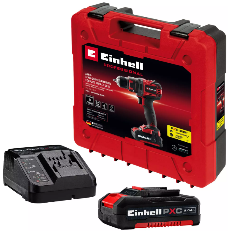 Einhell TP-CD 18/60 Lİ-İ BL Kit 1*2.0AH Akülü Darbeli Vidalama 4514211Alçıpan Vidalamalar
