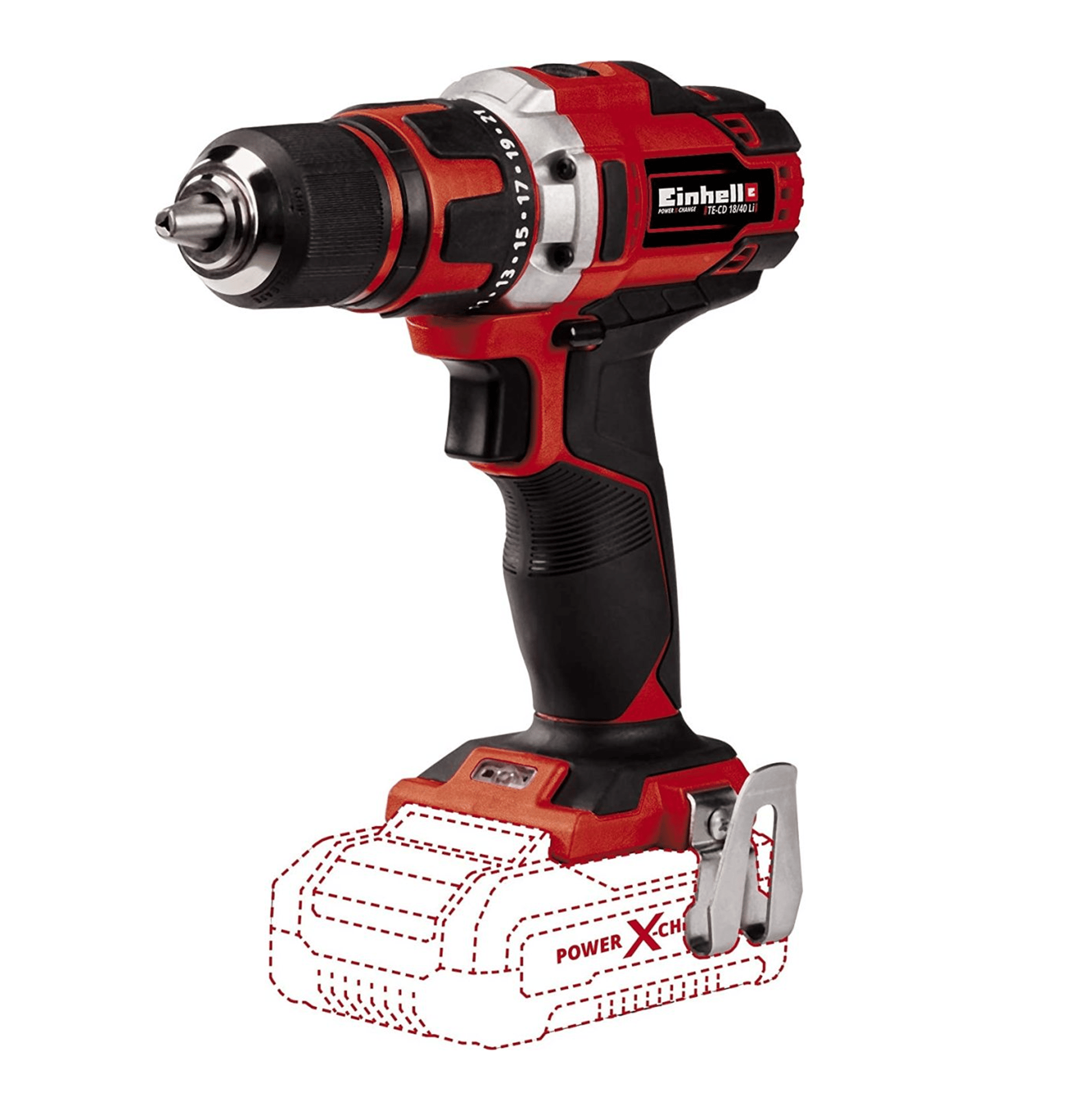 Einhell 18V Professional Set – Darbeli Vidalama, Pnömatik Matkap, Vidalama, Taşlama + Çanta, Tam Aksesuar + 2x4.0 Ah + 1x2,5 Ah ve Şarj AletiAkülü Darbeli Matkaplar