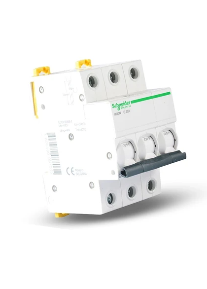 Schneider Trifaze Otomatik Sigorta 3P C 40A 6KA A9K24340Sigortalar