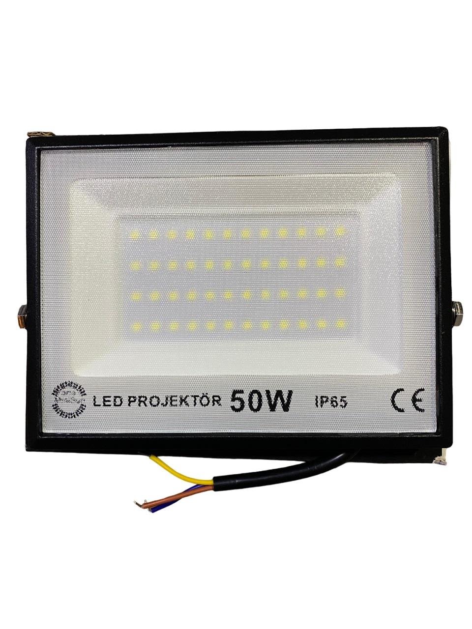 Opto MiniSun Slim Led Projektör 50W Beyaz M3850Led Projektörler