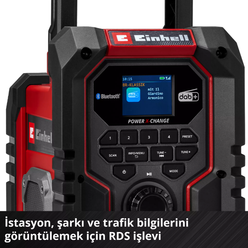 Einhell Te-Cr 18 Lİ Dab+FM/BT Solo Radyo 3407995Diğer