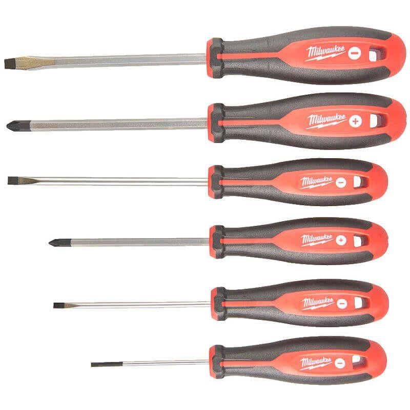 Milwaukee Tornavida Seti 6 Parça 4932471807Tornavidalar