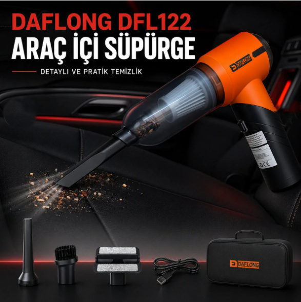 Daflong Akülü Süpürge Makinası Dfl122Süpürgeler