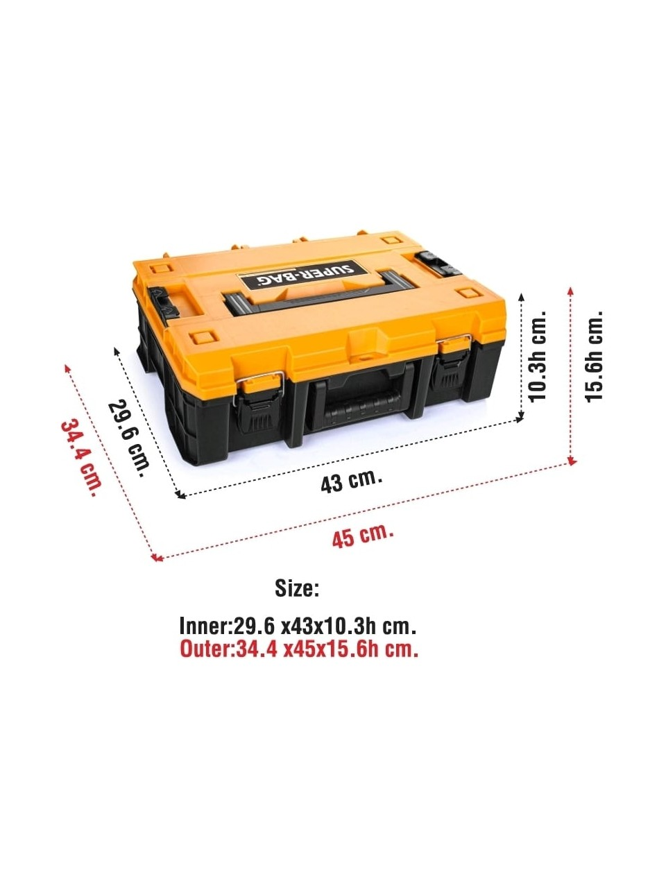 Super-Bag S-Master Case Takım Çantası Süngerli Asr-6032Takım Çantaları