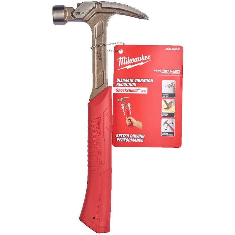 Milwaukee Tek Parça Çelik Pençe Çekiç 16OZ/450 GR 4932478653Çekiçler