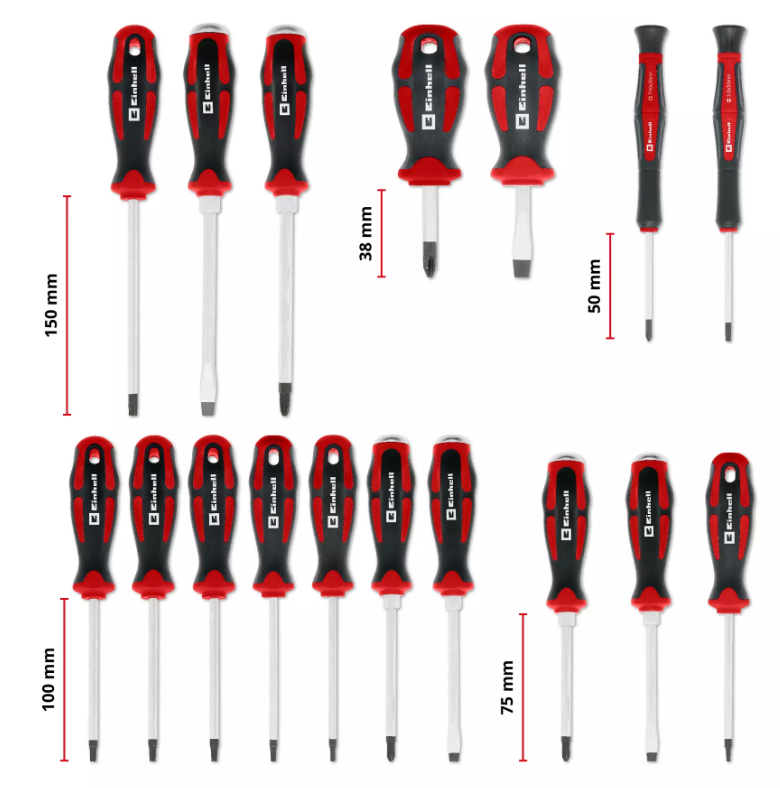 Einhell Tornavida Set 17 Parça 370525Tornavidalar