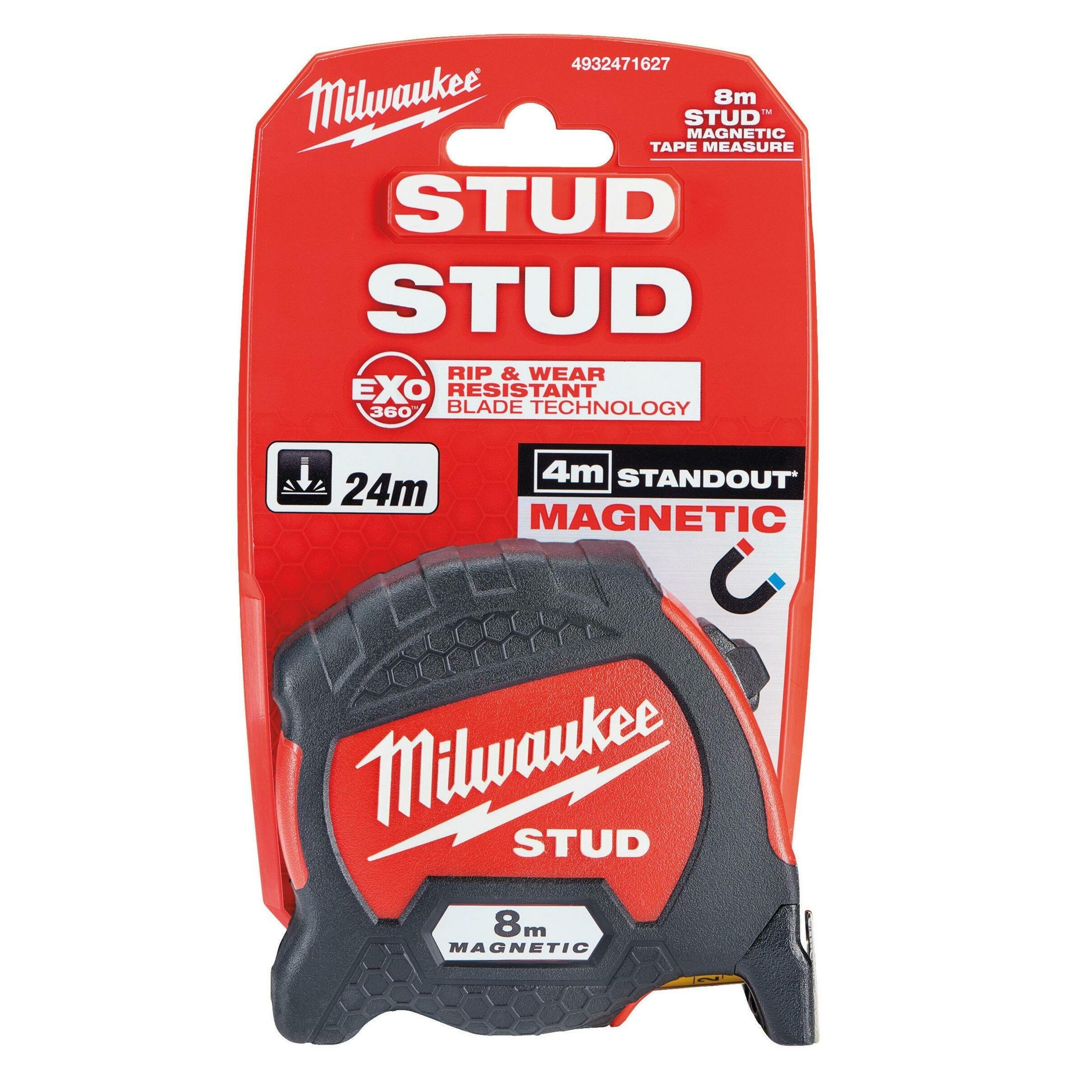 Milwaukee Stud Şerit Metre Manyetik 8MT 4932471627Şerit Metreler
