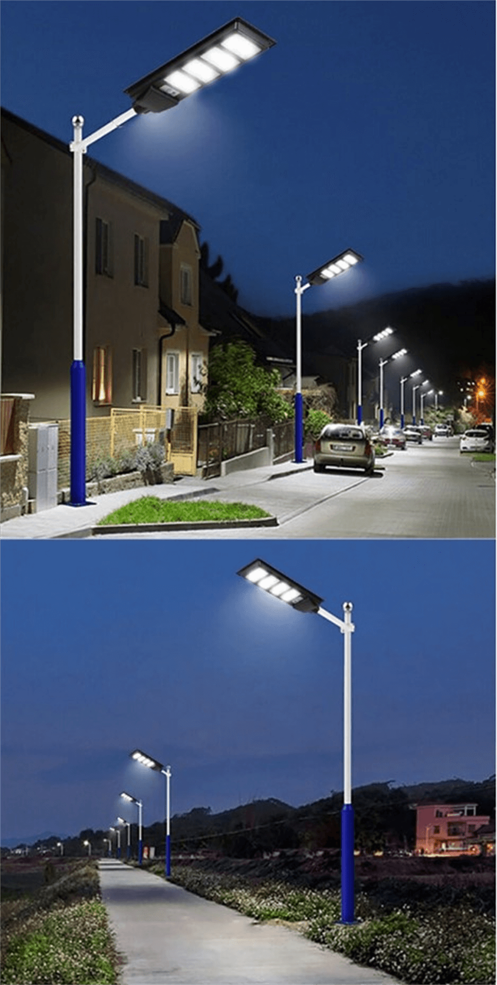 ACK 120W Led Solar Sokak Armatürü 6500K Beyaz AT42-09131Led Panel Armatürler