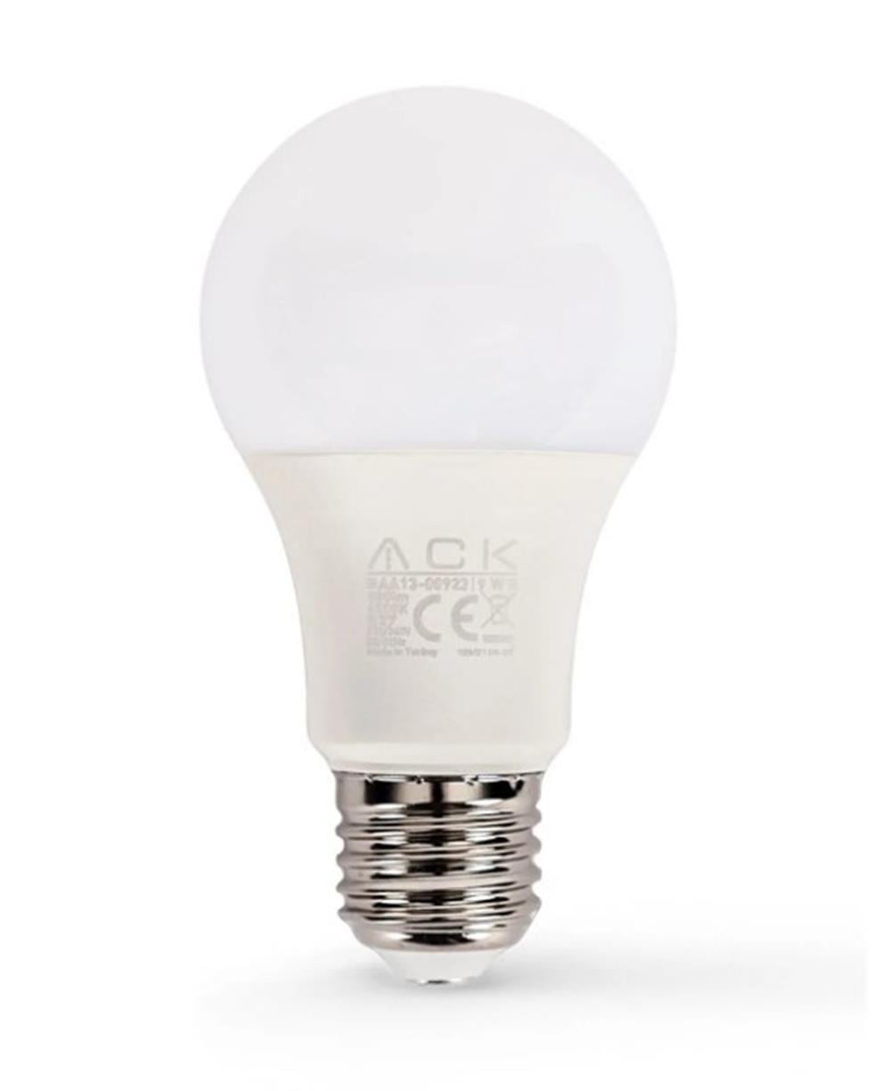 Ack 9W E27 LED Ampul Beyaz IşıkLed Ampuller