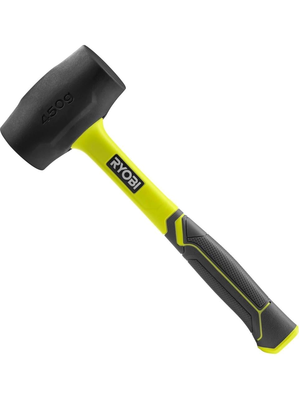 Ryobi RHHM450 Fiber Saplı Siyah Lastik Tokmak 450 GR 5132006041Plastik Tokmaklar