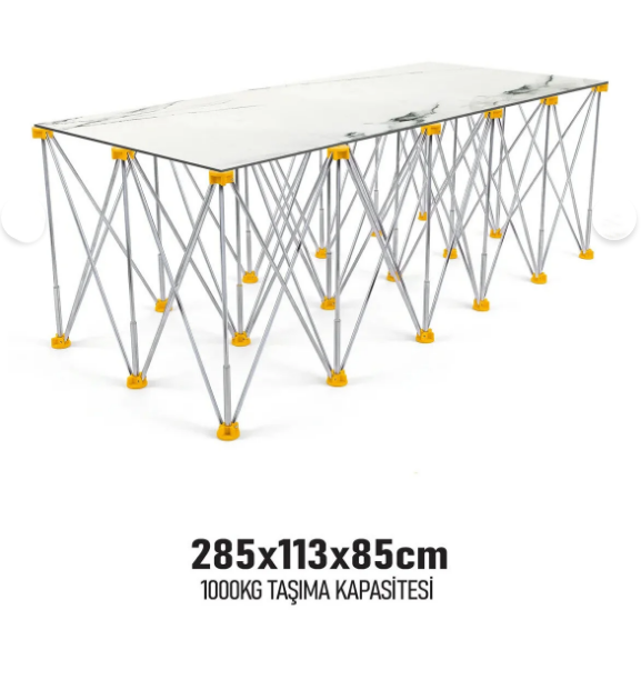 Sgs Katlanır Çalışma Tezgahı 285*113*85 Cm SGS923Çalışma Tezgahları