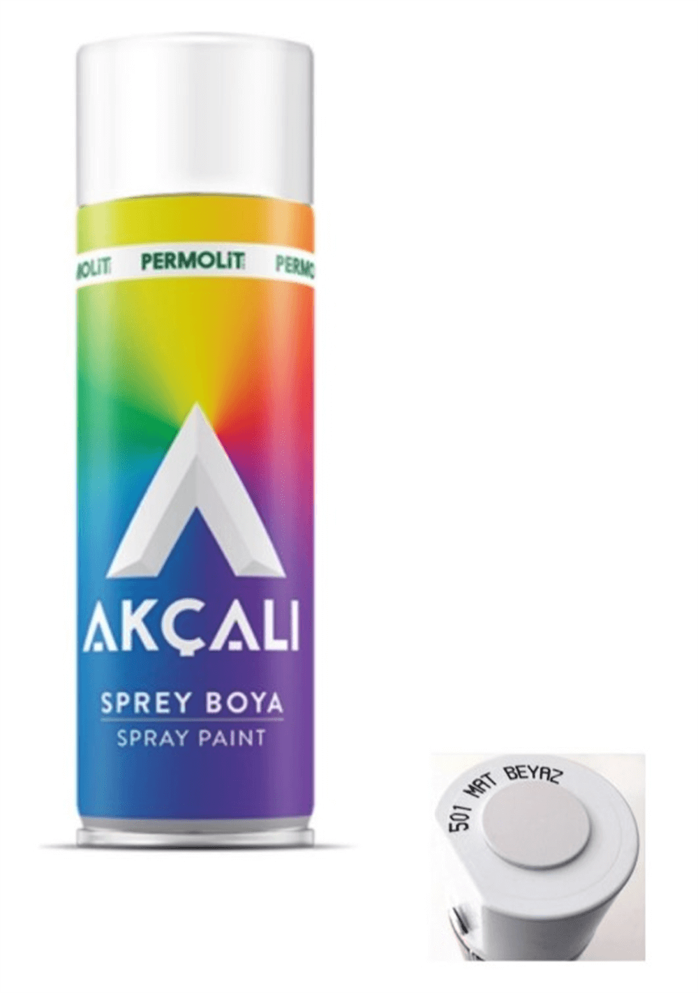 Akçalı Sprey Boya 400 Ml Mat BeyazSprey Boyalar