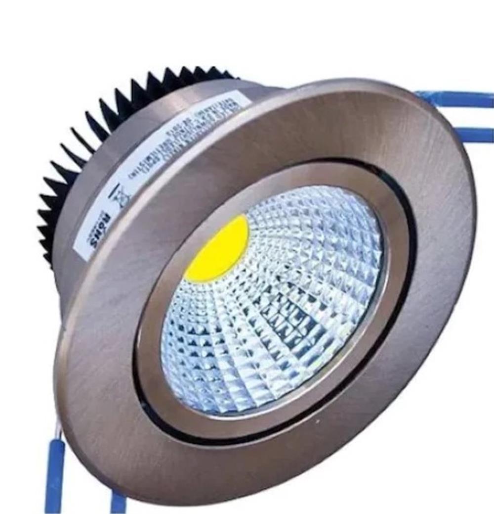 Alsancak Cob Led Krom Kasa Beyaz 5W 1 AdetLed Grubu