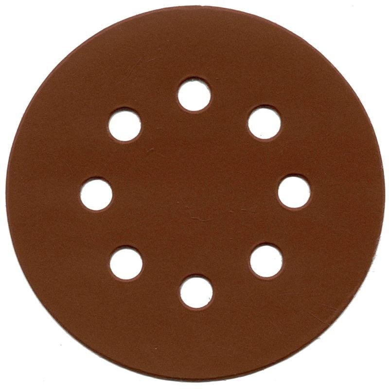ALÜMİNYUM OKSİT CIRTLI 8 DELİKLİ DİSK ZIMPARA 125 mm 40 KUM