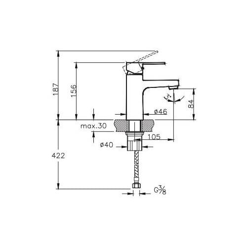 Artema Nora S Lavabo Bataryası A42878Lavabo Bataryaları