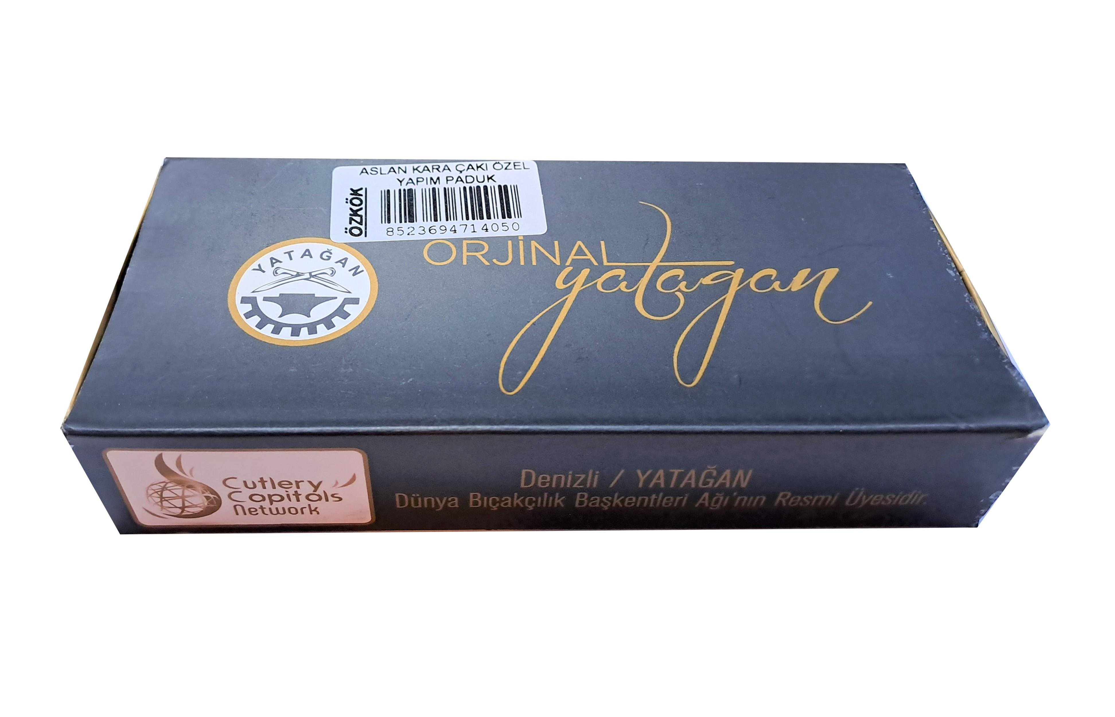 Aslan Kara Özel Yapım Çakı Çakılar