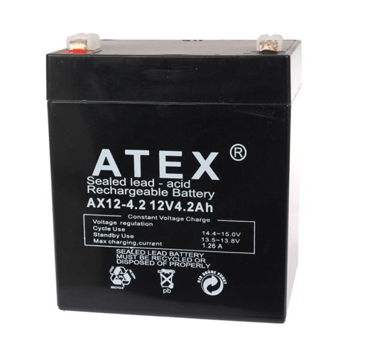 Atex Akü 12V 4,2AHAkü ve Dönüştürücüler