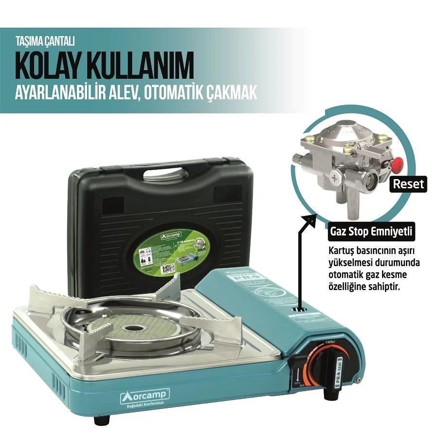 Orcamp CK508 Pro Seramik Portatif OcakKamp & Piknik Malzemeleri