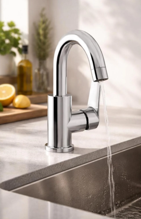 Punto 201 Döner Borulu Lavabo Bataryası A43743Lavabo Bataryaları