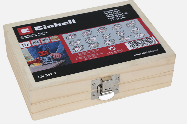 Einhell 15 Parça Ahşap Freze Seti 49757291Freze Uçları