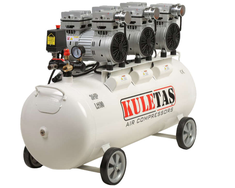 Kuletaş Hava Kompresörü Sessiz 100 LT 220 VKompresörler