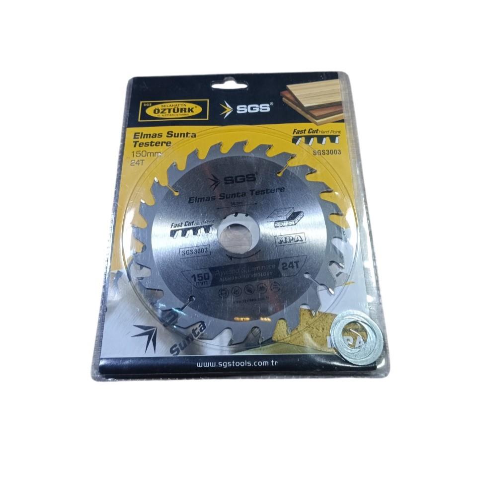 SGS Elmas Sunta Testere 150X24X30 SGS3003Daire Testere Bıçakları
