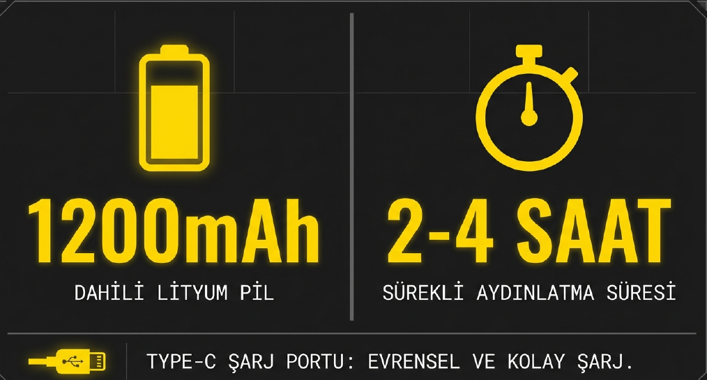 Gold Orıon Kafa Lambası Sensörlü 689-2Sensörlü Lambalar