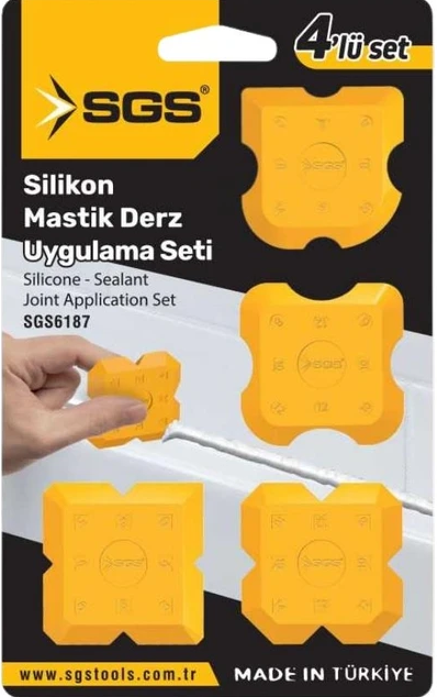 Sgs Silikon Mastik Derz Uygulama Seti SGS6187Derz Ürünleri