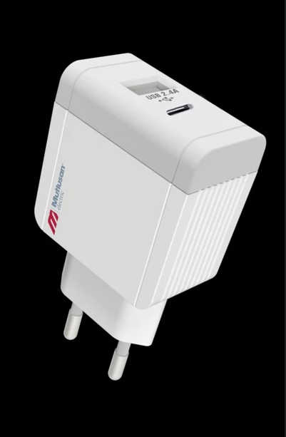 Mutlusan Fiş Adaptör Usb+Type-c 2,4A 0018881000030000Fiş ve Duy Malzemeleri