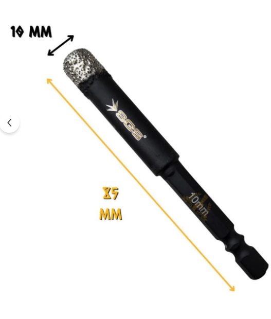 Sgs Hex Mermer ve Granit Delme Panç 10 mm SGS2758Pançlar