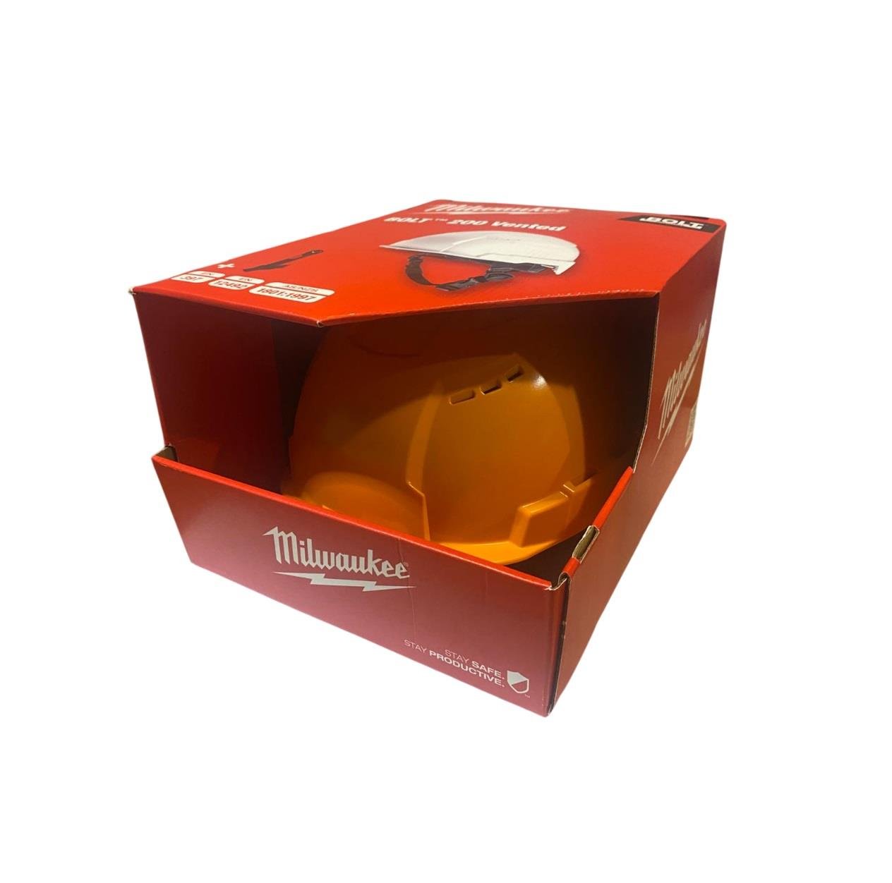Milwaukee Bolt200 Turuncu Baret (Hava Delikli) 4932480653Baretler