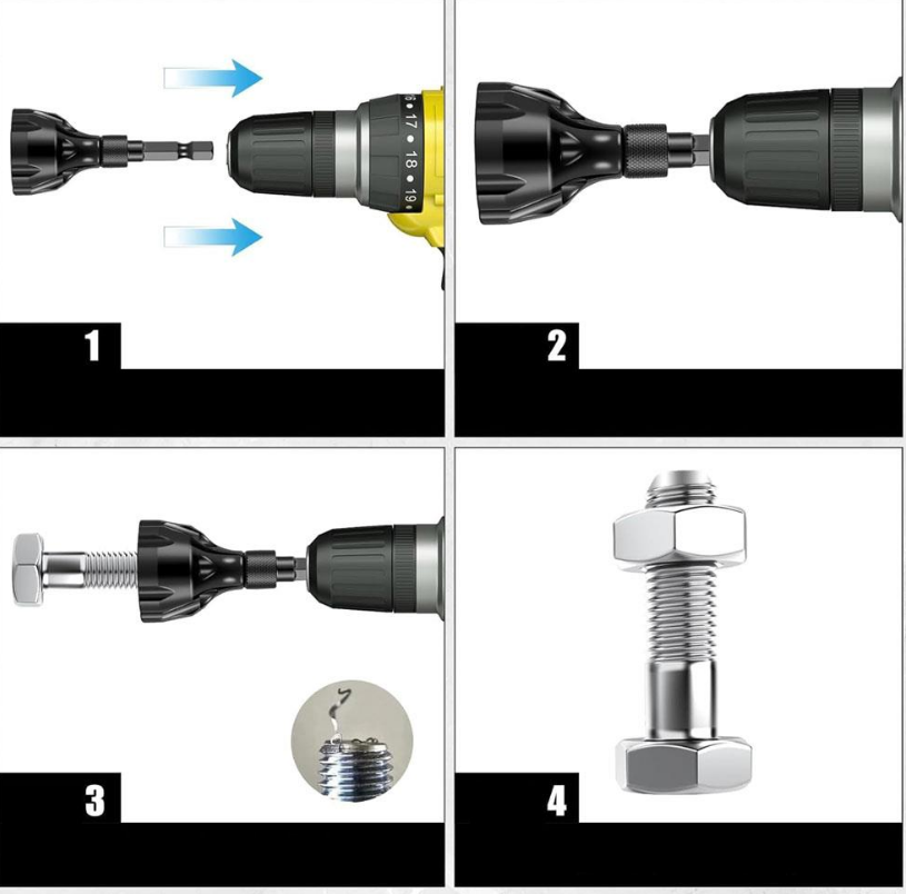 Rox Çapak Alma Aparatı 3-20 mm 1097Vidalama Uçları