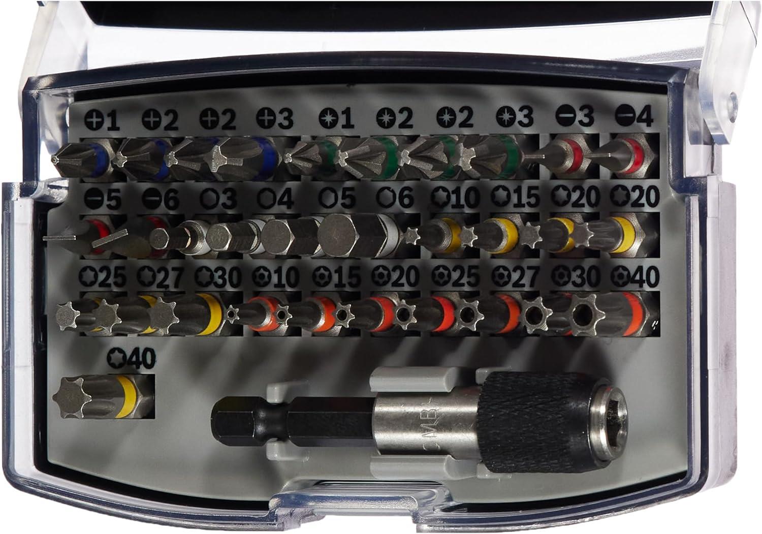 Bosch 32 parça vidalama ucu aksesuar seti 2607017319Bits Setler