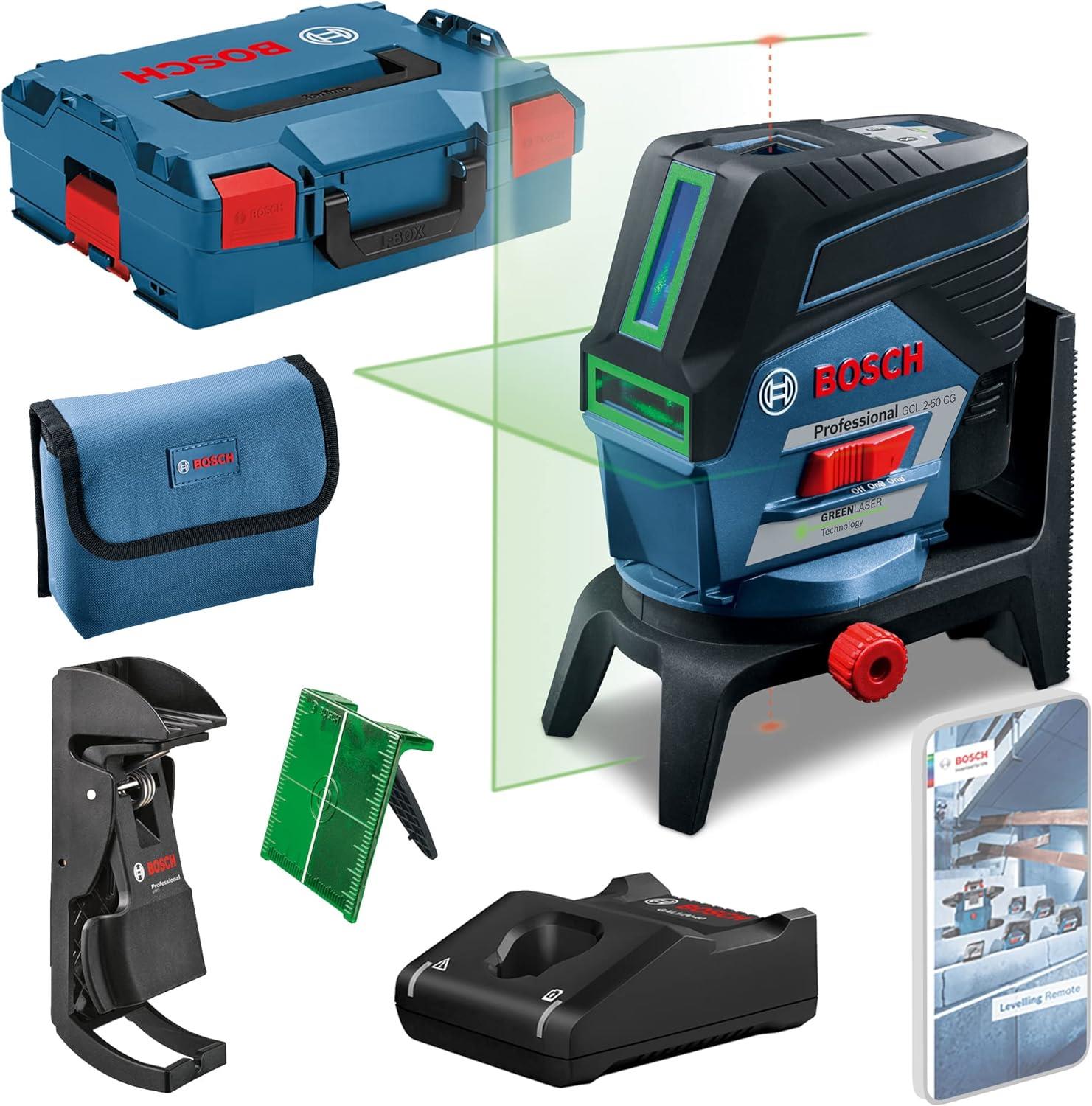 Bosch Çizgi Lazer Gcl 2-50 Cg+ Rm2 Sabitleme Aparatı 0601066H00Lazer Hizalayıcılar