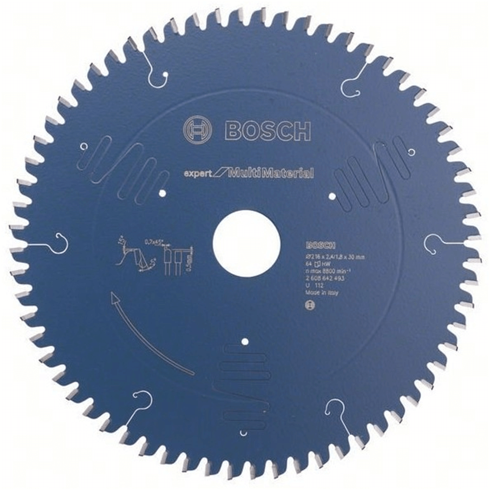 Bosch Expert For Multimaterial 250Mm 2,4/1,8x30Mm 80 DDaire Testereler