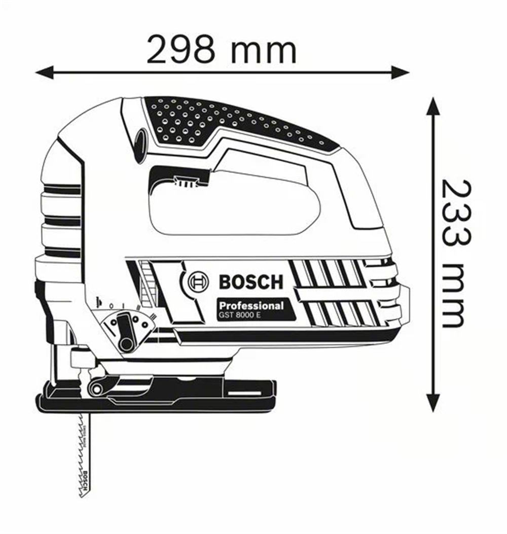 Bosch Profesyonel GST-8000E 710W Dekupaj TestereDekupaj Testereler