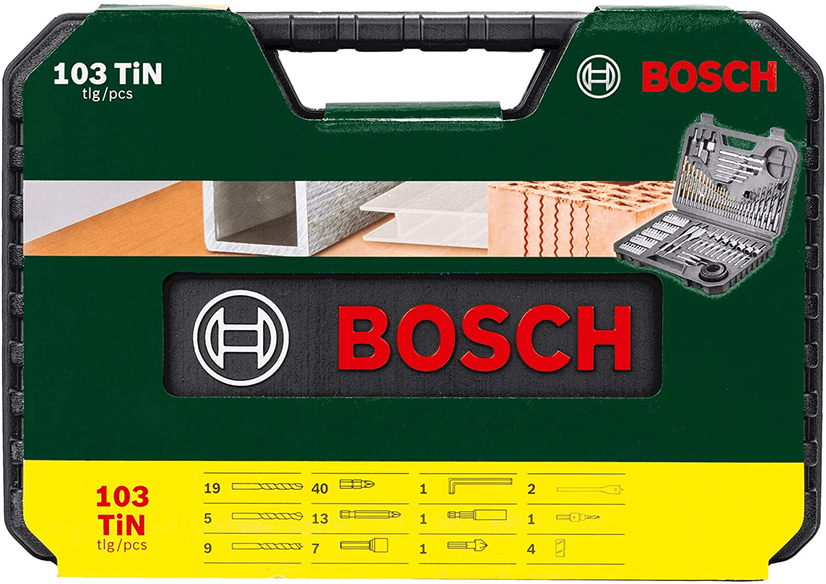 Bosch V-Line 103 Parça Vidalama Ve Matkap Ucu Seti  - 2 607 017 367Matkap Uçları