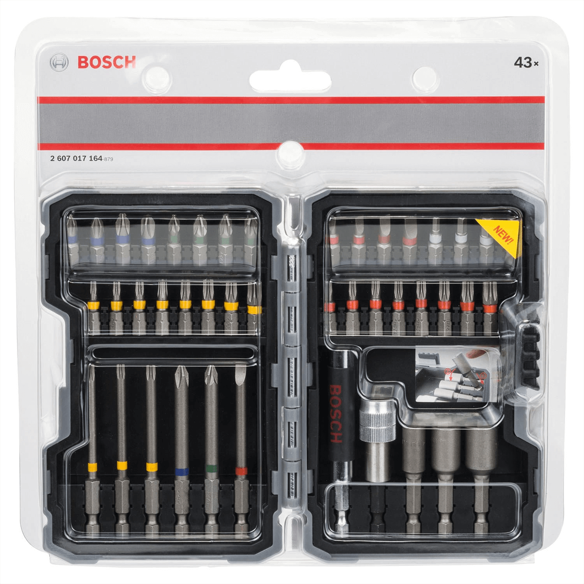 Bosch Vidalama Ucu Seti 43 Parça 2607017164Matkap Uçları