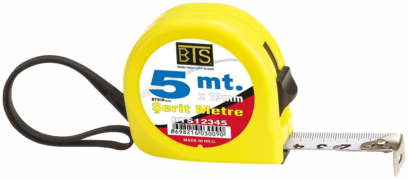 BTS19 SERİSİ ŞERİT METRE 7.5mt x 25mm