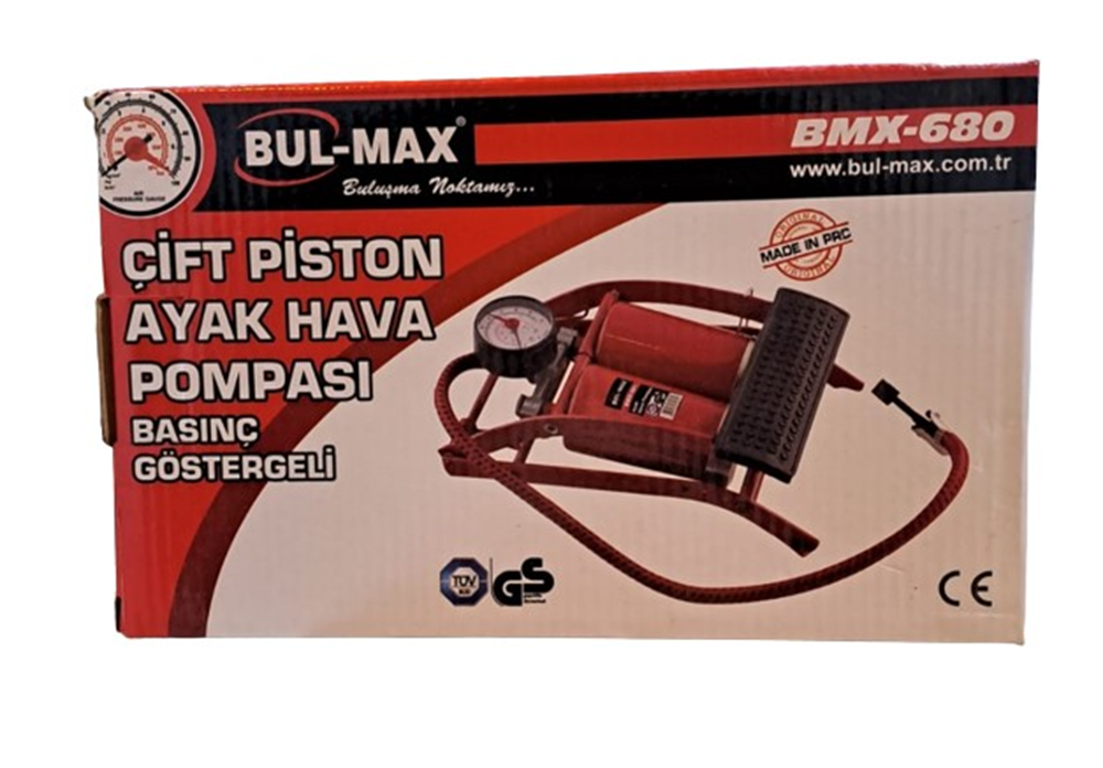 Bul-Max Ayaklı Pompa Çift Piston BMX-680El Pompaları