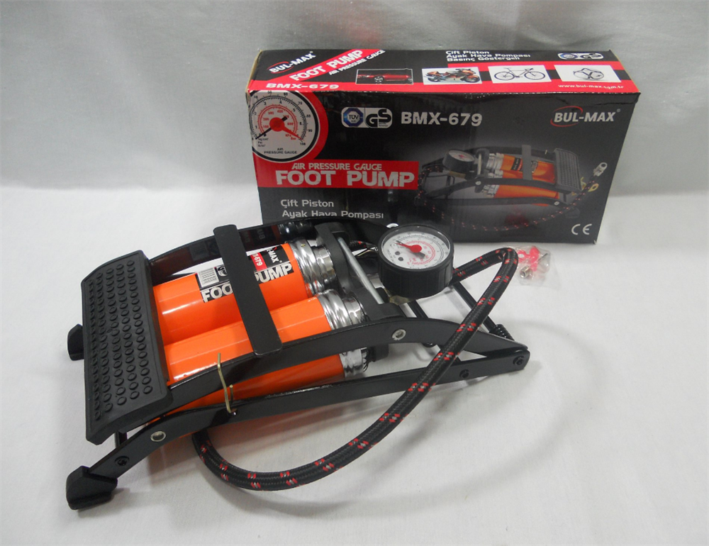 Bulmax Çift Piston Ayak Hava Pompası BMX-679             Ayak Pompaları